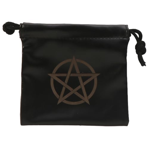 Fhkpsqkcn Schmuck Dices Kartengeschenke Tasche Zeichnungsstring Beutel Göttlichkeit Tarot Tasche PU Leder Spiel Oracles Karten Gelagertes Tasche Gelagert von Fhkpsqkcn