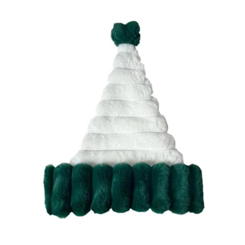 Fhkpsqkcn Warme Weihnachtsfürst Weihnachtsmützen Dicker Kopfbedeckung Weiße Pelzige Rand Für Weihnachtsfeiern Cosplay Accessoires von Fhkpsqkcn