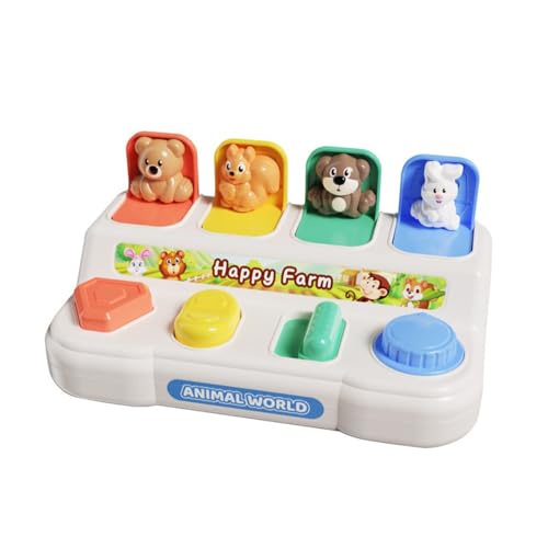Fhsqwernm Spielzeug Für Unterhaltsame Ursachen Und Effekte Für Babys Mit Popup Tierdesigns Die Brettspielspielzeug Für Kleinkindausbildung Tauchen von Fhsqwernm
