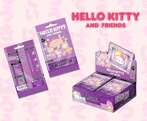 CYBERCEL Sammelkunstkarten: Hello Kitty und seine Freunde Tokyo Kawaii Serie 2 - Versiegelte Folienpackung von FiGPiN