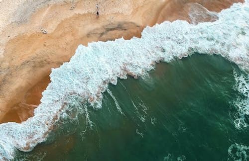 Wellen am Strand – 1500-teiliges Holzpuzzle – ideal für die Zeit mit der Familie von Teenagern und Erwachsenen von FiXizy