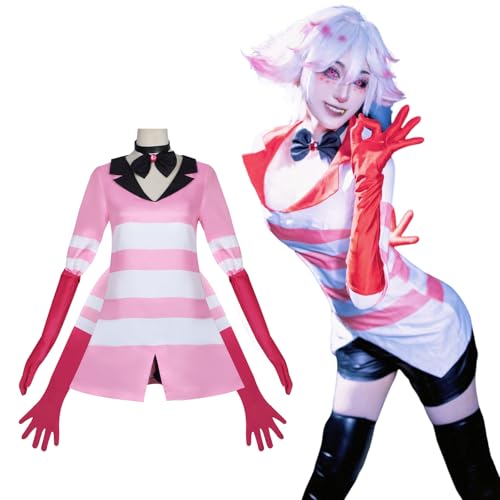 Fiamll Angel Dust Cosplay Hazbin Hotel Cosplay AD Kostüm Anime Verkleidung Angel Dust Uniform Halloween Karneval Kostüm XL Fiamll Angel Dust Cosplay Hazbin Hotel Cosplay AD Kostüm Anime Verkleidung Angel Dust Uniform Halloween Karneval Kostüm XL von Fiamll