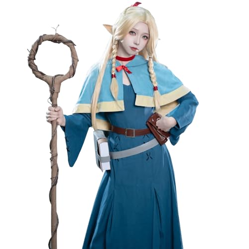 Fiamll Delicious in Dungeon Cosplay Marcille Cosplay Marcille Outfit Uniform Komplettset Marcille Kostüm Weihnachten Karneval XXL Fiamll Delicious in Dungeon Cosplay Marcille Cosplay Marcille Outfit Uniform Komplettset Marcille Kostüm Weihnachten Karneval XXL von Fiamll