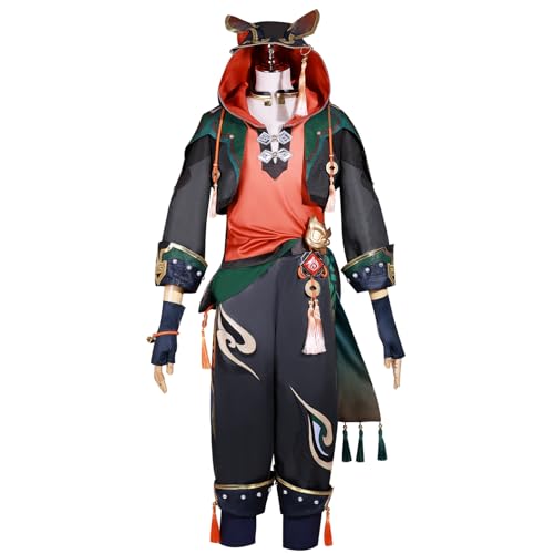 Fiamll Gaming Cosplay Kenshin Gaming Kostüm Cosplay Gaming Outfit Kostüm Full Set Karneva L von Fiamll