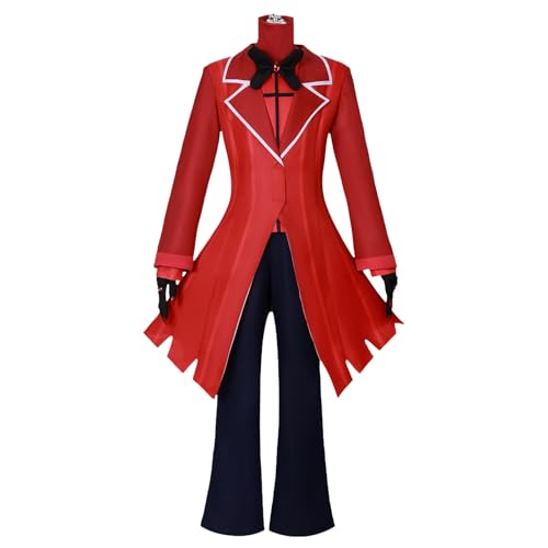 Fiamll Hazbin Hotel Cosplay Alastor Cosplay Alastor Kostüm Rot Blazer Anime Verkleidung Alastor Uniform Halloween Karneval Kostüm XXL Fiamll Hazbin Hotel Cosplay Alastor Cosplay Alastor Kostüm Rot Blazer Anime Verkleidung Alastor Uniform Halloween Karneval Kostüm XXL von Fiamll