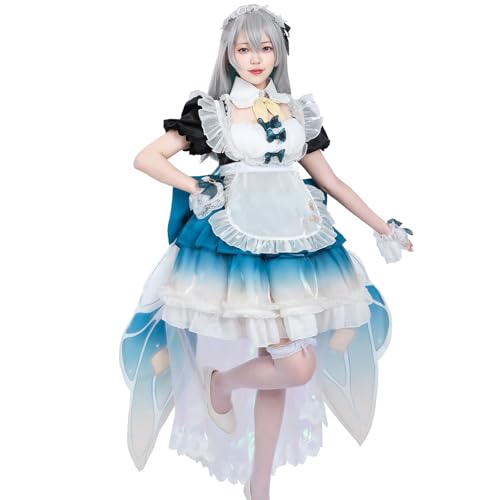 Fiamll Honkai Star Rail Cosplay Firefly Cosplay Firefly Maid Kostüm Verkleidung Firefly Maid Uniform Halloween Karneval Kostüm XXL Fiamll Honkai Star Rail Cosplay Firefly Cosplay Firefly Maid Kostüm Verkleidung Firefly Maid Uniform Halloween Karneval Kostüm XXL von Fiamll