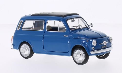 Fiat 500 Giardiniera, blau, 1960, Modellauto, Fertigmodell, SpecialC.-19 1:24 von Fiat