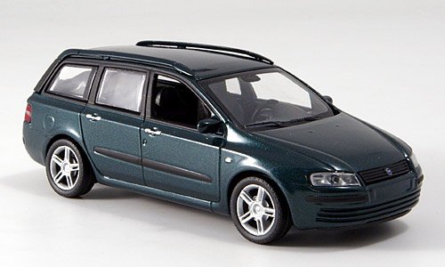 Fiat Stilo SW, met.-dkl.-grün, 2003, Modellauto, Fertigmodell, MCW-SC20 1:43 von Fiat