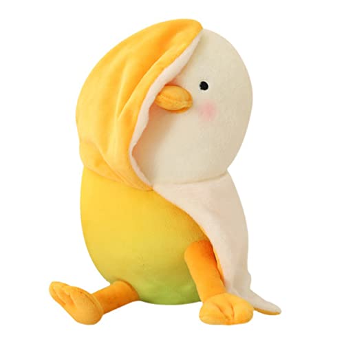 Ente Stofftier Plüschfigur, kleines, weiches, flauschiges Umarmungskissen, molliges Sammlerstück, Cartoon-Puppe, Mango-Enten-Wurfkissen für Kinder, Geschenk - S Ente Stofftier Plüschfigur, kleines, weiches, flauschiges Umarmungskissen, molliges Sammlerstück, Cartoon-Puppe, Mango-Enten-Wurfkissen für Kinder, Geschenk - S von Fiauli