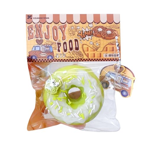 Fiauli Dessert Stress Relief Spielzeug Kinder simulierte Lebensmittel Prise Slow Rebound Waffel Donut Squishes Sensorische Zappel -Squeeze Erwachsene Geburtstag H von Fiauli