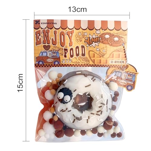Fiauli Dessert Stress Relief Spielzeug Kinder simulierte Lebensmittel Prise Slow Rebound Waffel Donut Squishes Sensorische Zappel -Squeeze Erwachsene Geburtstag ich von Fiauli