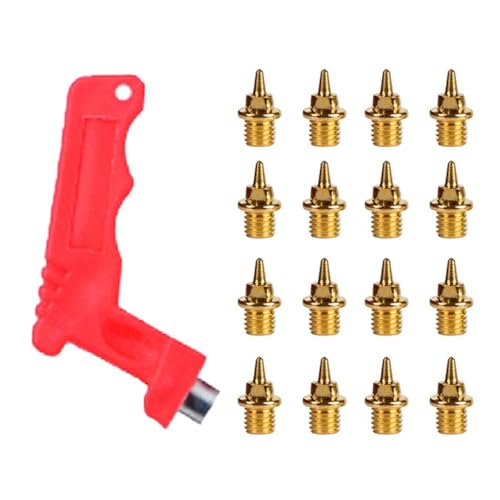 Fiauli Kohlenstoffstahlspur Spikes Stufen 100 PCs Ersatz für Laufschuhe Feldschuhzubehör mit Spike -Schraubensprint -Cross Country ich Fiauli Kohlenstoffstahlspur Spikes Stufen 100 PCs Ersatz für Laufschuhe Feldschuhzubehör mit Spike -Schraubensprint -Cross Country ich von Fiauli