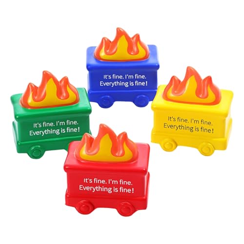 Fiauli Müllcontainer Flame Toy Stress 4pcs Relief Ball Set tragbarer Squeez für Kinder Teenager Erwachsene beruhigen Zappelangst 4 Stück Fiauli Müllcontainer Flame Toy Stress 4pcs Relief Ball Set tragbarer Squeez für Kinder Teenager Erwachsene beruhigen Zappelangst 4 Stück von Fiauli