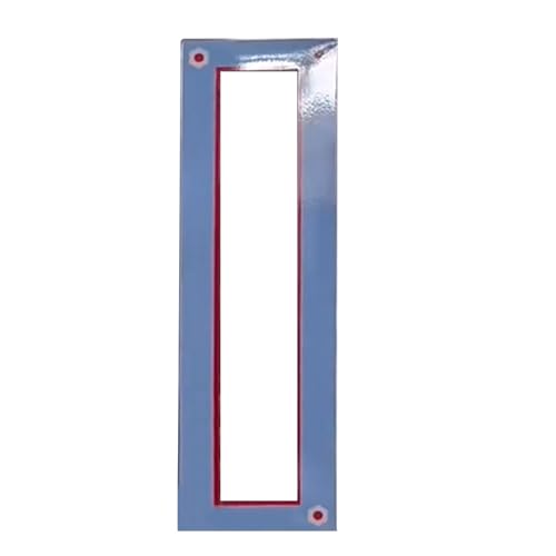 Fiauli Whiteboard Magnetic Frame Photo für den Kühlschrank-Familien-Bilddisplayhalter mit klarem PVC-Abdeck Blau von Fiauli
