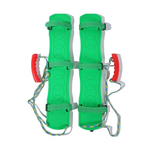 3 Legged Race Bands Elastic Tie Rope Straps Birthday Party Games for Kids Legged Race Game Carnival Field Day Backyard and Relay Race Game Christmas Game (Color : Green) von FiavUs