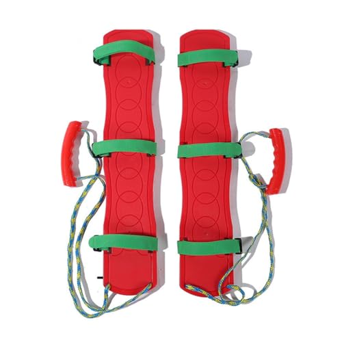 3 Legged Race Bands Elastic Tie Rope Straps Birthday Party Games for Kids Legged Race Game Carnival Field Day Backyard and Relay Race Game Christmas Game (Color : Red) von FiavUs