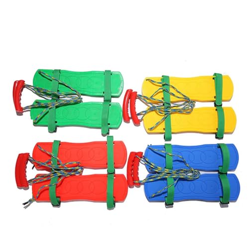 4 Legged Race Bands Soft Colorful Elastic Tie Rope for Birthday Relay Race Game Carnival Field Day Backyard Indoor Outdoor Team Building Game Party Supplies Assorted Colors von FiavUs