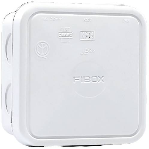Fibox 8600671 Abzweigkasten (L x B x H) 90 x 90 x 49mm Weiß IP65 1St. von Fibox