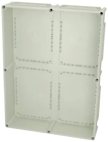 Fibox Base, PC Openings: 8x size 2 flange 3530907 Gehäuse-Unterteil Polycarbonat Lichtgrau (RAL 703 von Fibox