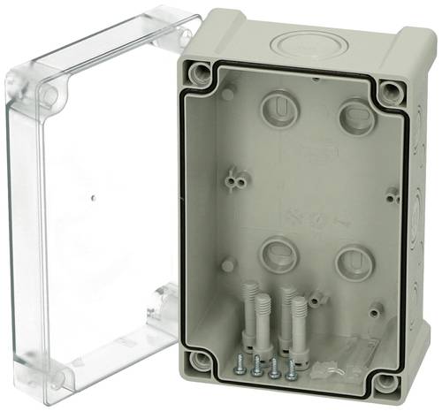 Fibox Enclosure, PC Clear transparent cover 5824029 Universal-Gehäuse 187 x 122 x 90 Polycarbonat L von Fibox
