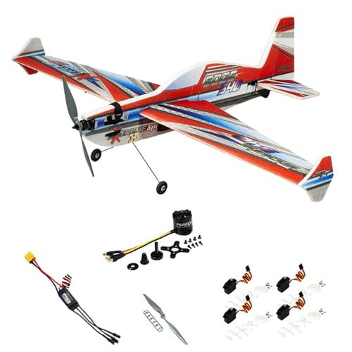 Fictory Ferngesteuertes Stunt-Flugzeug, Kinder & Erwachsene, Anfängerfreundlich, langlebiges EPP, einfache Montage, tragbares Design von Fictory