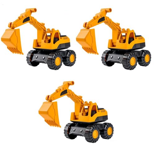3 Stück Bagger Spielzeug, Sandspielzeug Bagger Sandkasten, Baggerspielzeug, Traktor Bulldozer Druckgussfahrzeug, Sandkastenauto Spielzeug Für Draußen, Geschenk Für Kinder 3 Stück Bagger Spielzeug, Sandspielzeug Bagger Sandkasten, Baggerspielzeug, Traktor Bulldozer Druckgussfahrzeug, Sandkastenauto Spielzeug Für Draußen, Geschenk Für Kinder von Fierudeng
