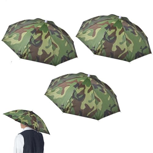 Fierudeng 3 Stück Regenbogen Regenschirm Hüte, Faltbarer Regenschirm Hut, Kopfschirmhut, Faltbare Regenschirmkappe, Verstellbare Kopfbedeckung Zum Angeln, Golf, Camping Fierudeng 3 Stück Regenbogen Regenschirm Hüte, Faltbarer Regenschirm Hut, Kopfschirmhut, Faltbare Regenschirmkappe, Verstellbare Kopfbedeckung Zum Angeln, Golf, Camping von Fierudeng