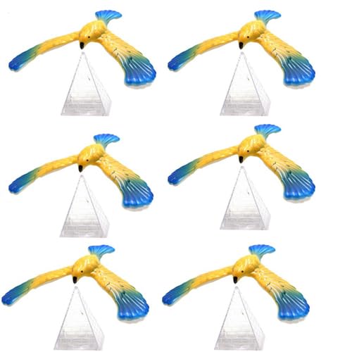 Fierudeng 6 Stück Schwebevogel Balance Vogel, Schwerkraft Balance Vogel, Balancieren Vogels Mit Pyramide, Lustiges Schwebevogel Spielzeug Für Kinder Und Erwachsene Fierudeng 6 Stück Schwebevogel Balance Vogel, Schwerkraft Balance Vogel, Balancieren Vogels Mit Pyramide, Lustiges Schwebevogel Spielzeug Für Kinder Und Erwachsene von Fierudeng