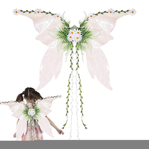 Fierudeng Feenflügel Für Erwachsene,Feenkostüm Für Erwachsene | Festdekoration Für Halloween Weihnachten Partys Bühnenshows Garten Fierudeng Feenflügel Für Erwachsene,Feenkostüm Für Erwachsene | Festdekoration Für Halloween Weihnachten Partys Bühnenshows Garten von Fierudeng