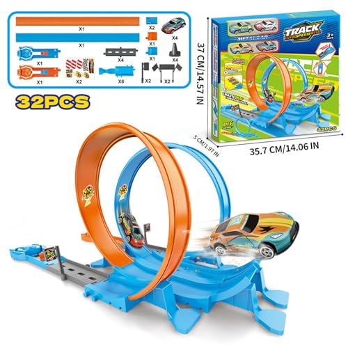 Fierudeng Rennbahn-Sets Für - Rennbahn Für Autos,360 Grad Spieleset Sicherer Spielspaß Für Geburtstag Ostern Zuhause Drinnen & Draußen Fierudeng Rennbahn-Sets Für - Rennbahn Für Autos,360 Grad Spieleset Sicherer Spielspaß Für Geburtstag Ostern Zuhause Drinnen & Draußen von Fierudeng
