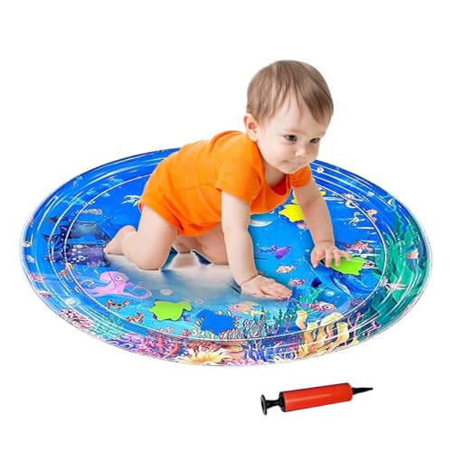 Fierudeng Wasserspielmatte Für Katzen,Wasserspielmatte Für Hunde Mit Aufblasbarer Pumpe | Baby Krabbelunterlage Haustier Kühlkissen Für Täglichen Einsatz Zu Hause Im Freien Auf Reisen Bei Heißem Fierudeng Wasserspielmatte Für Katzen,Wasserspielmatte Für Hunde Mit Aufblasbarer Pumpe | Baby Krabbelunterlage Haustier Kühlkissen Für Täglichen Einsatz Zu Hause Im Freien Auf Reisen Bei Heißem von Fierudeng