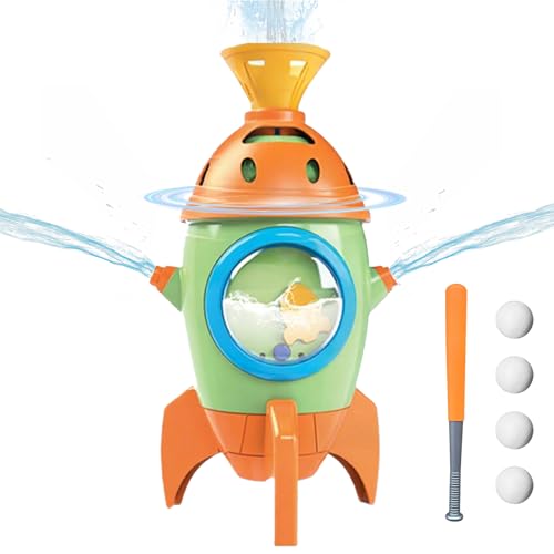 Fierudeng Wassersprenger Baseball Spielzeug,Gartenspiel Mit Wasserspray | Interaktives Drehspielzeug Aufregende Wasserspiele Für Draußenspiel Im Sommer Mädchen Fierudeng Wassersprenger Baseball Spielzeug,Gartenspiel Mit Wasserspray | Interaktives Drehspielzeug Aufregende Wasserspiele Für Draußenspiel Im Sommer Mädchen von Fierudeng