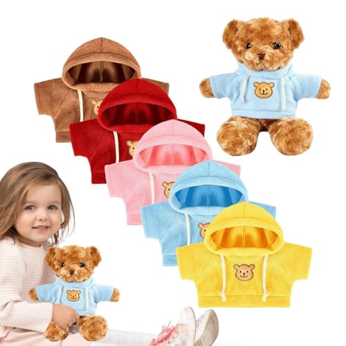 Niedlicher Stoffbär Im T-Shirt – Teddybär-Plüsch – Stoffbär 5 Verschiedene Arten Von Plüschbären Kleidung, Ausreichende Menge, Passend Zu Ihren Plüschtieren Niedlicher Stoffbär Im T-Shirt – Teddybär-Plüsch – Stoffbär 5 Verschiedene Arten Von Plüschbären Kleidung, Ausreichende Menge, Passend Zu Ihren Plüschtieren von Fierudeng