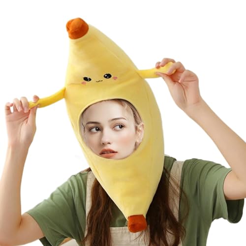 Plüsch-Frucht-Kopfbedeckung – Bananen-Kopfbedeckung – Bananenhut Foto-Requisiten Kostüm für den persönlichen Gebrauch, es kann auch verwendet werden, um die Bühne oder den Veranstaltungsort zu Plüsch-Frucht-Kopfbedeckung – Bananen-Kopfbedeckung – Bananenhut Foto-Requisiten Kostüm für den persönlichen Gebrauch, es kann auch verwendet werden, um die Bühne oder den Veranstaltungsort zu von Fierudeng
