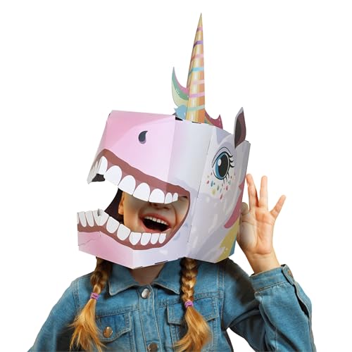 Fiesta Crafts T-3019 Make a 3D Unicorn Mask Card Craft Children's Accessories, Various Fiesta Crafts T-3019 Make a 3D Unicorn Mask Card Craft Children's Accessories, Various von Fiesta Crafts Ltd