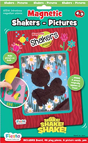 Fiesta Crafts Magnetic Shakers Pictures for Kids - Educational Craft Creative Art Learning Toy for Ages 3 to 6 Years von Fiesta Crafts