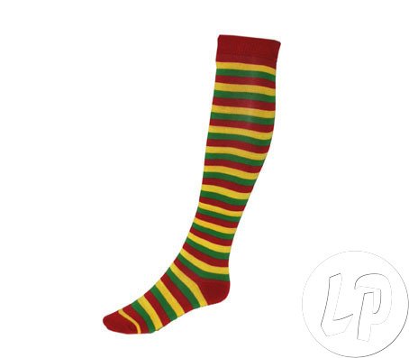 Fiesta Palace 1 Paar Clownsocken, rot-gelb-grün gestreift Fiesta Palace 1 Paar Clownsocken, rot-gelb-grün gestreift von Fiesta Palace