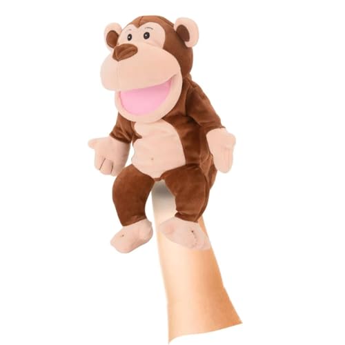 Fiesta Crafts Monkey Hand Puppet for Kids - Soft & Interactive Monkey Toy with Moving Mouth & Arms for Role Play, Creativity & Sensory Skills Toys for 3 Year Old Boys & Girls & Above Fiesta Crafts Monkey Hand Puppet for Kids - Soft & Interactive Monkey Toy with Moving Mouth & Arms for Role Play, Creativity & Sensory Skills Toys for 3 Year Old Boys & Girls & Above von Fiesta Toys