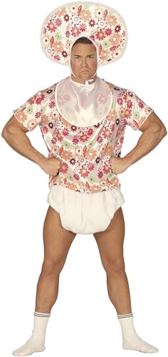 FIESTAS GUIRCA Big Baby Lustiges Karneval Kostüm Herren – Junggesellenabschied Kostüm – Lustiges Herren Kostüm Karneval Fasching Größe S 46-48 FIESTAS GUIRCA Big Baby Lustiges Karneval Kostüm Herren – Junggesellenabschied Kostüm – Lustiges Herren Kostüm Karneval Fasching Größe S 46-48 von FIESTAS GUIRCA
