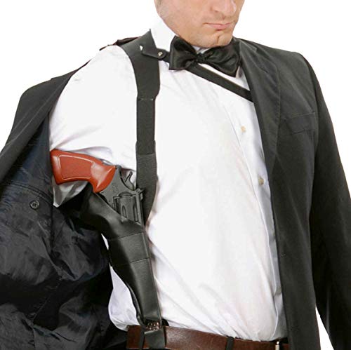 FIESTAS GUIRCA | Schwarzer Pistolenhalter (Einheitsgröße) - Zubehör für Polizei- und 20er Jahre Kostüme - Ideal für Kostümpartys, Karneval und Halloween - Unisex für Erwachsene - Schwarz FIESTAS GUIRCA | Schwarzer Pistolenhalter (Einheitsgröße) - Zubehör für Polizei- und 20er Jahre Kostüme - Ideal für Kostümpartys, Karneval und Halloween - Unisex für Erwachsene - Schwarz von FIESTAS GUIRCA
