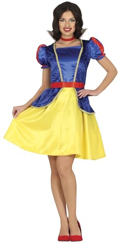 FIESTAS GUIRCA Fabelhafte Märchen Prinzessin Kostüm Damen – Kurzes Schnee Prinzessin Kleid Damen Blau Gelb – Märchen Königin Kostüm Damen – Kindheitshelden Kostüm Damen Größe L 40-42 FIESTAS GUIRCA Fabelhafte Märchen Prinzessin Kostüm Damen – Kurzes Schnee Prinzessin Kleid Damen Blau Gelb – Märchen Königin Kostüm Damen – Kindheitshelden Kostüm Damen Größe L 40-42 von FIESTAS GUIRCA