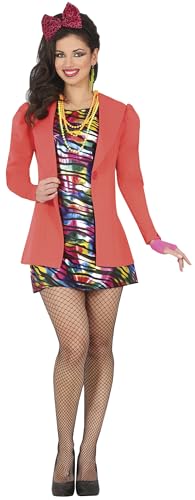FIESTAS GUIRCA Stylisches 80er Jahre Outfit Damen – 80er Jahre Outfit Damen Party Look inkl. Metallic Regenbogen Kleid u. Jackett – Buntes 80er Faschingskostüm Erwachsene Damen Größe M 36-38 FIESTAS GUIRCA Stylisches 80er Jahre Outfit Damen – 80er Jahre Outfit Damen Party Look inkl. Metallic Regenbogen Kleid u. Jackett – Buntes 80er Faschingskostüm Erwachsene Damen Größe M 36-38 von FIESTAS GUIRCA