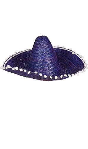 Guirca riesiger Stroh Sombrero für Erwachsene Mexiko Hut Farben groß Blau ca. 51 cm Guirca riesiger Stroh Sombrero für Erwachsene Mexiko Hut Farben groß Blau ca. 51 cm von FIESTAS GUIRCA, S.L.