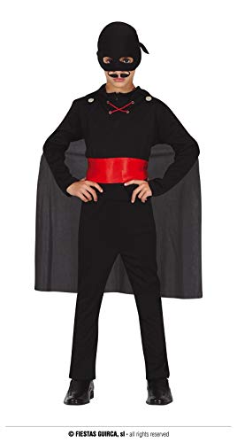 Fiestas Guirca Geheimnisvoller Bandit Kostüm Jungen - Alter 3-4 Jahre - Dieb Kostüm Kinder inkl. Schwarze Maske, Hemd, Gürtel, Hose - Mexikanischer Musketier Kostüm für Karneval, Pirat Fasching Fiestas Guirca Geheimnisvoller Bandit Kostüm Jungen - Alter 3-4 Jahre - Dieb Kostüm Kinder inkl. Schwarze Maske, Hemd, Gürtel, Hose - Mexikanischer Musketier Kostüm für Karneval, Pirat Fasching von Fiestas Guirca