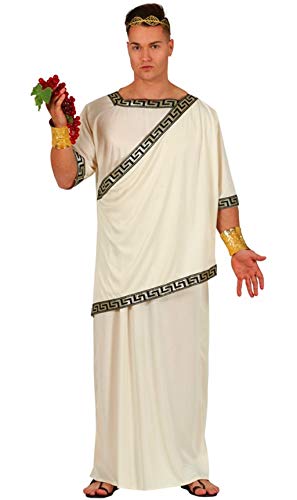 Fiestas GUiRCA Griechischer Gott Kostüm Herren - Römer Kostüm Gr. M 48 – 50 - Caesar Kostüm Herren - Zeus Kostüm Fasching, Pharao Ägypter Kostüm Halloween, Griechischer König Kostüm Herren Karneval von Fiestas GUiRCA