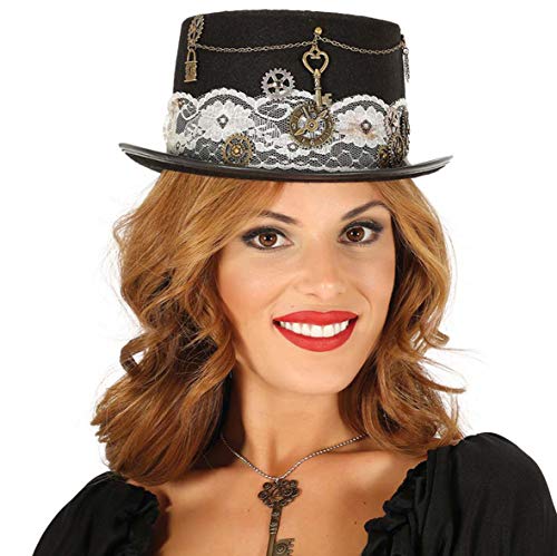 Guirca 13025 Steampunk Dame Steampunk Filz schwarz Guirca 13025 Steampunk Dame Steampunk Filz schwarz von Guirca