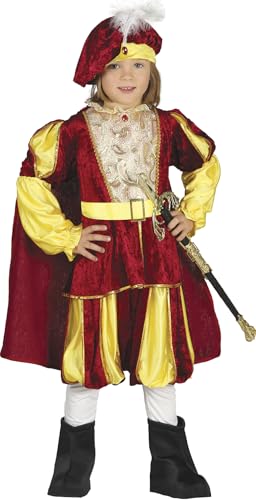 Guirca 87557 Kinderkostüm König Größe 3/4 Jahre, Gelb und Rot, 3-4 anni (95-105 cm) von Guirca
