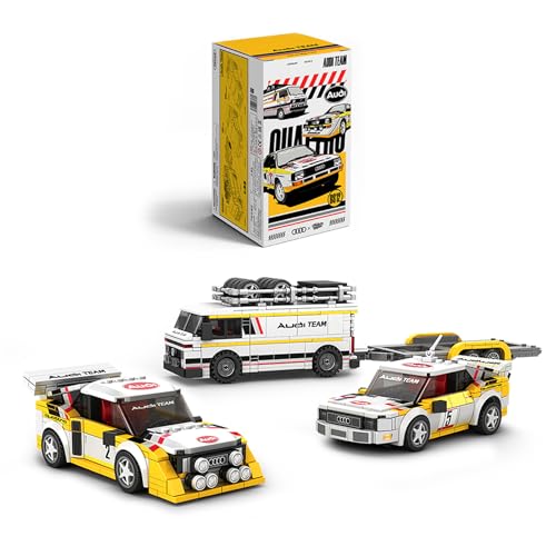 FigureArt Power Block PB8812 für Audi Quattro Rally Team, 1:32 Klemmbausteine Auto Bausatz(Originalverpackung) von FigureArt
