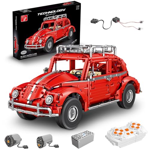 Technik Auto Bausatz, TGL-T5049, 2661 Teile mit 2 Motoren LED Ferngesteuert 1:10 MOC Auto Klemmbausteine (Originalverpackung) (Dynamische Version) von FigureArt