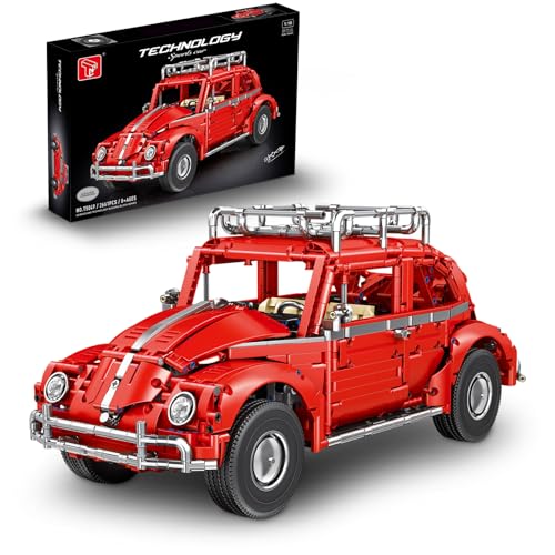 Technik Auto Bausatz, TGL-T5049, 2661 Teile mit 2 Motoren LED Ferngesteuert 1:10 MOC Auto Klemmbausteine (Originalverpackung) (Statische Version) von FigureArt